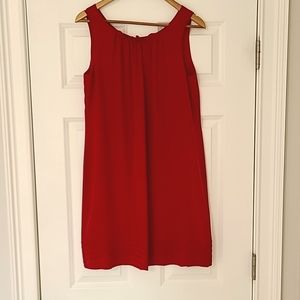Red Silk Cocktail dress